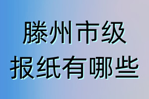 滕州市級報紙有哪些